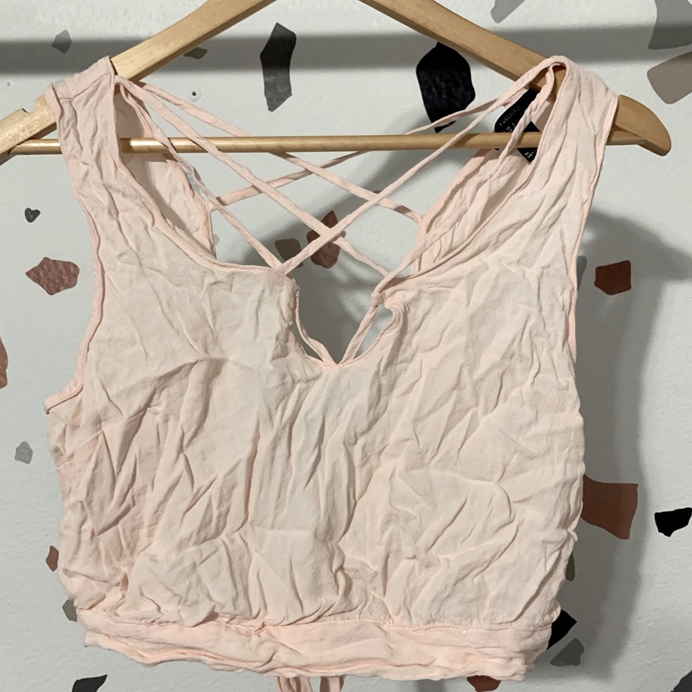 Pink Crop Top